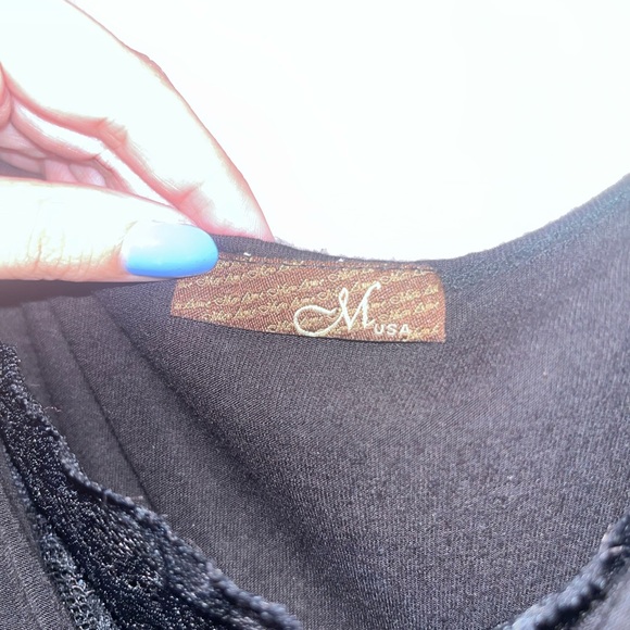 Small cocktail dress grey and black - Picture 4 of 4